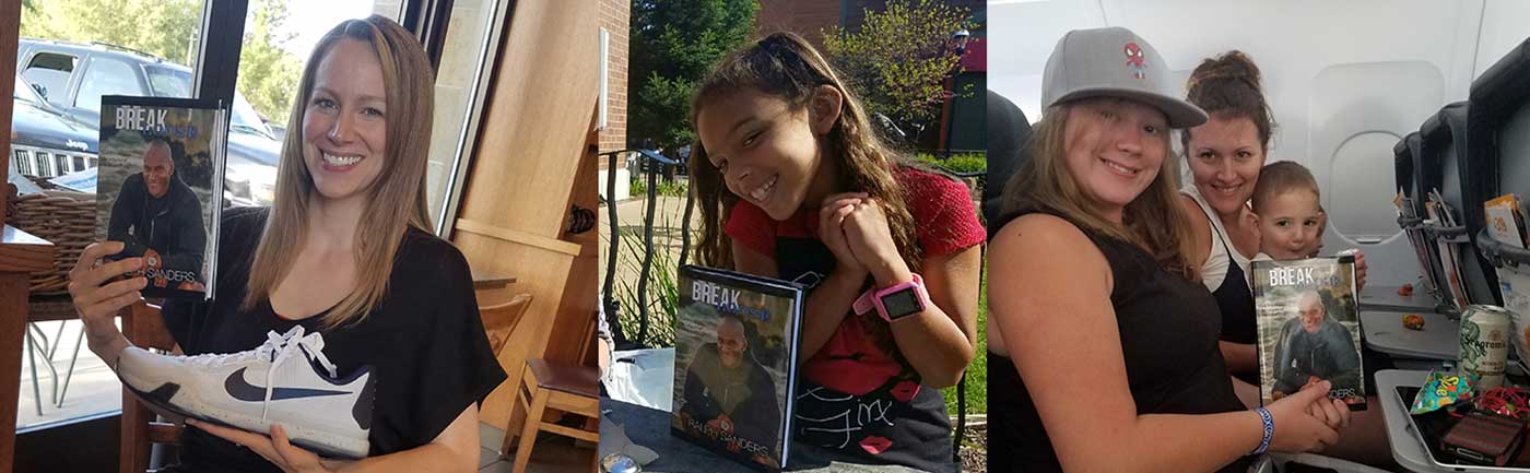 Fans holding Break Loose book